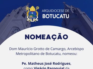 Dom Maurício Grotto de Camargo, Arcebispo Metropolitano fez nomeações